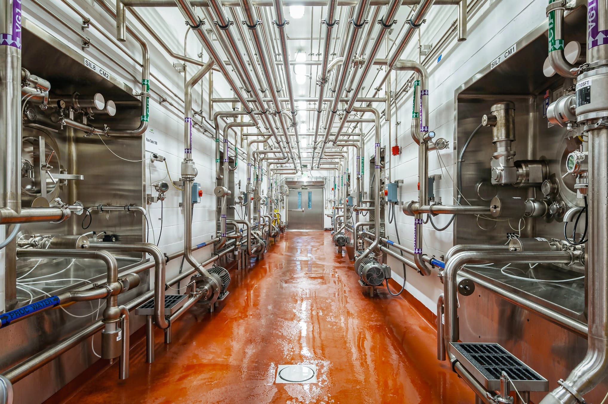 Industrial layout of NAF warehouse 7